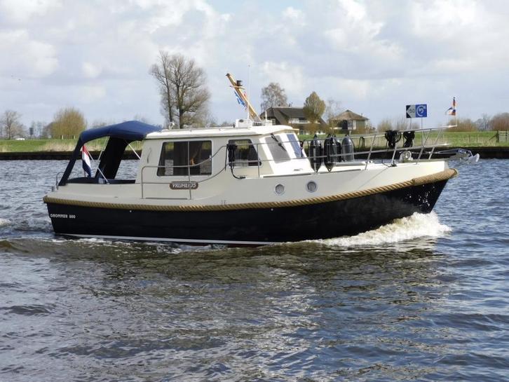 Grommer 800 De Luxe (bj 2005), Watersport en Boten, Motorboten en Motorjachten, Gebruikt, Polyester, 6 tot 9 meter, Diesel, 30 tot 50 pk