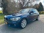 BMW 1-Serie 114i EDE Upgrade Edition | LEDER | NAVI | XENON, Auto's, 1-Serie, Beige, 4 cilinders, Blauw