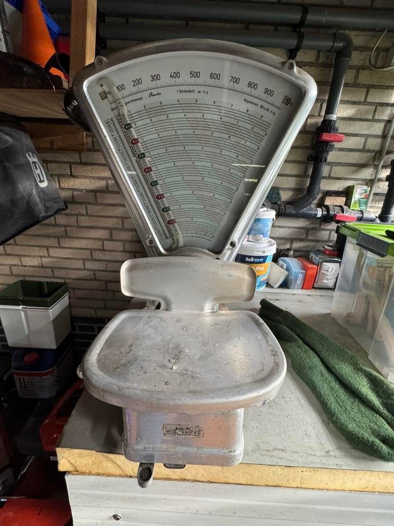 Weegschaal/winkelweegschaal, Ophalen, Winkelweegschaal, Analoog, Fijner dan 1 gram