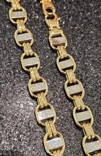 Prachtige 18karaat platte magnum ketting 70cm