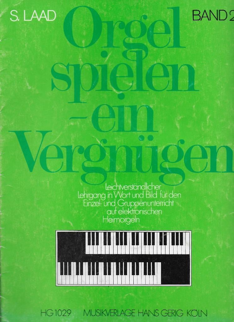Bo1829 bladmuziek orgel spielen band 2 ( s laad ), Orgel, Gebruikt, Klassiek, Ophalen of Verzenden