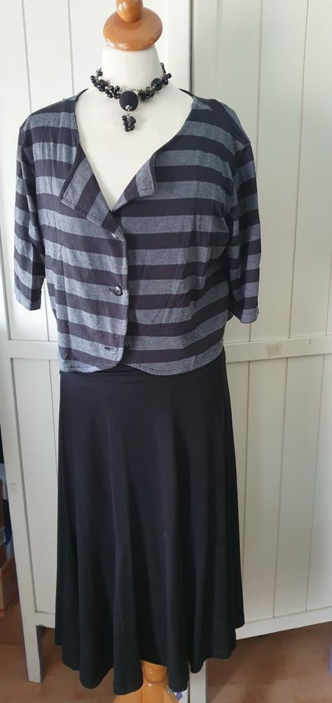 Mooie cirkelrok, Kleding | Dames, Rokken, Verzenden, Zo goed als nieuw, Zwart, Boven de knie