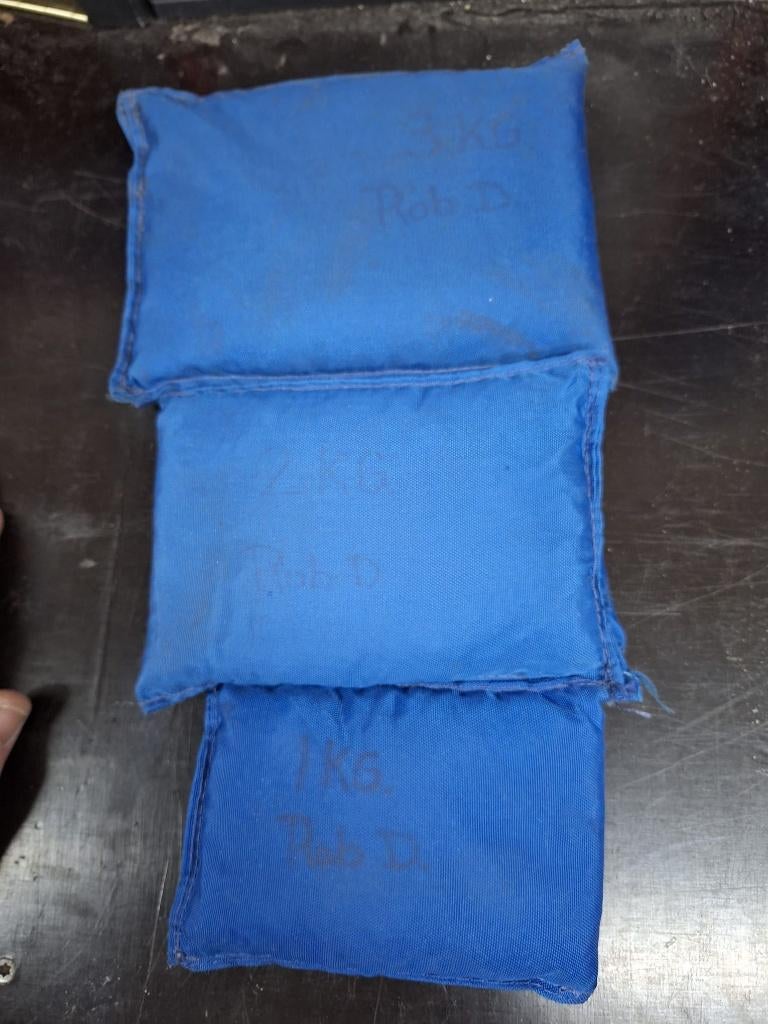 Soft Lood –2x2 kg en 2x3 kg – Flexibel en Comfortabel, Watersport en Boten, Duiken, Ophalen, Zo goed als nieuw, Lood of Loodgordel