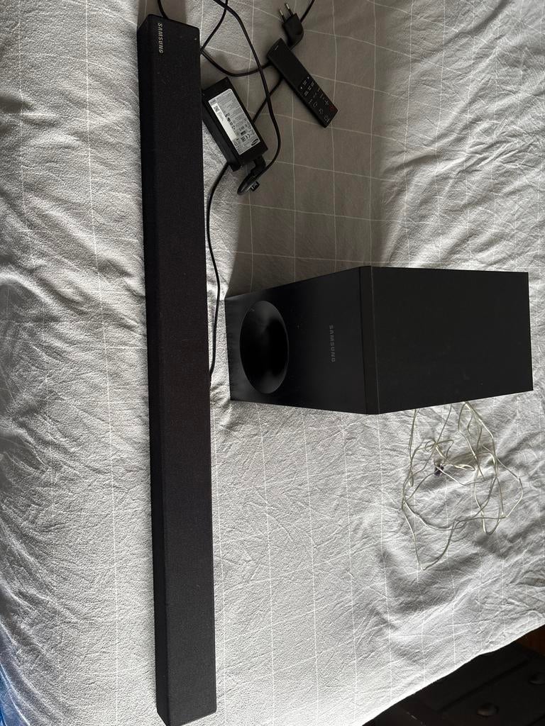Samsung Soundbar met Externe Subwoofer, Audio, Tv en Foto, Soundbars, Ophalen, Met externe subwoofer, Gebruikt