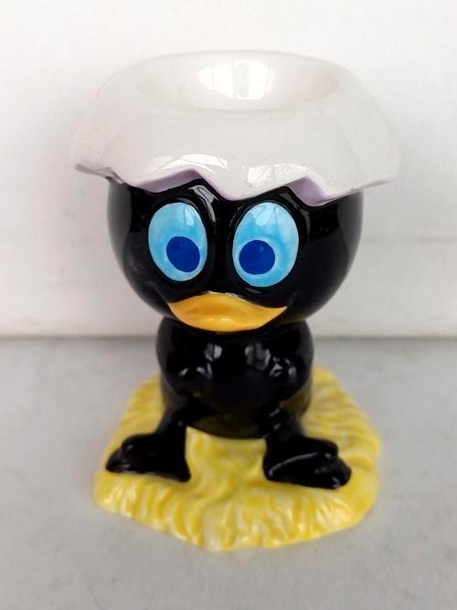 Calimero eierdop keramiek, Verzamelen, Stripfiguren, Nieuw, Beeldje of Figuurtje, Overige figuren, Ophalen of Verzenden