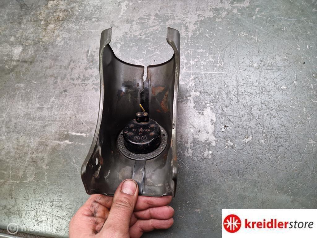 Kreidler Eitank Claxonkap balhoofdkap metaal origineel, Gebruikt, Kreidler, Ophalen of Verzenden, Kreidler