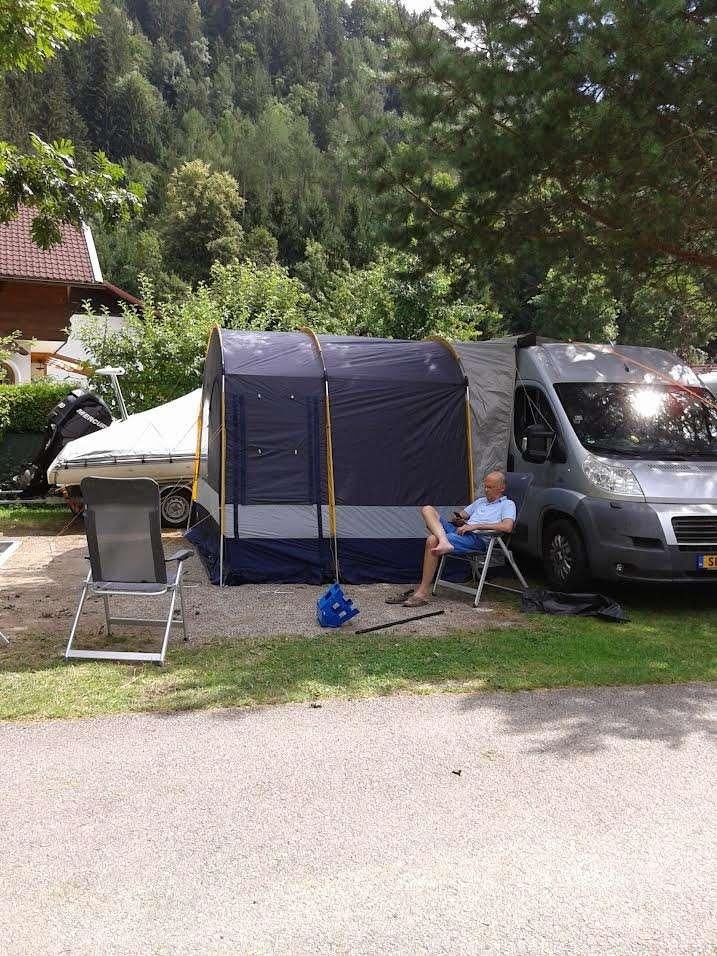 camper voortent, Ophalen, Zo goed als nieuw