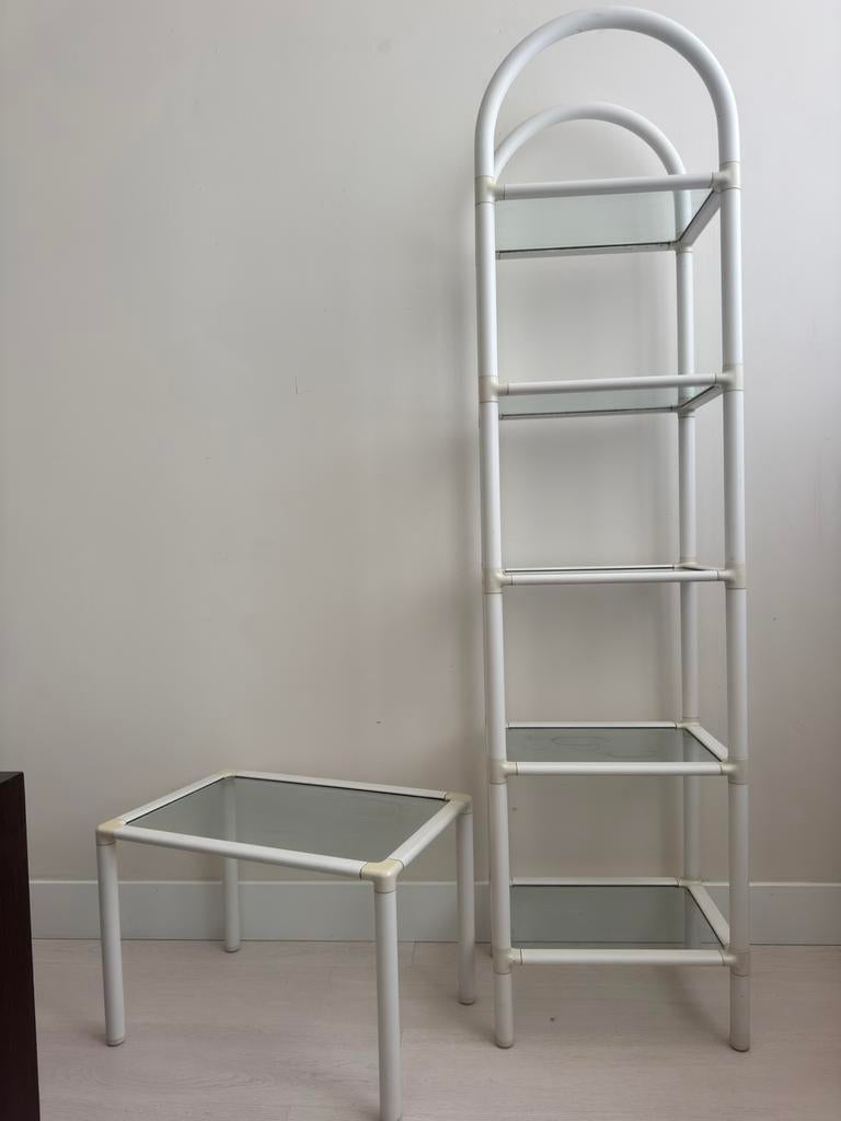 Vintage stelling kast/ planten tafel, Huis en Inrichting, Kasten | Stellingkasten, Ophalen, Zo goed als nieuw