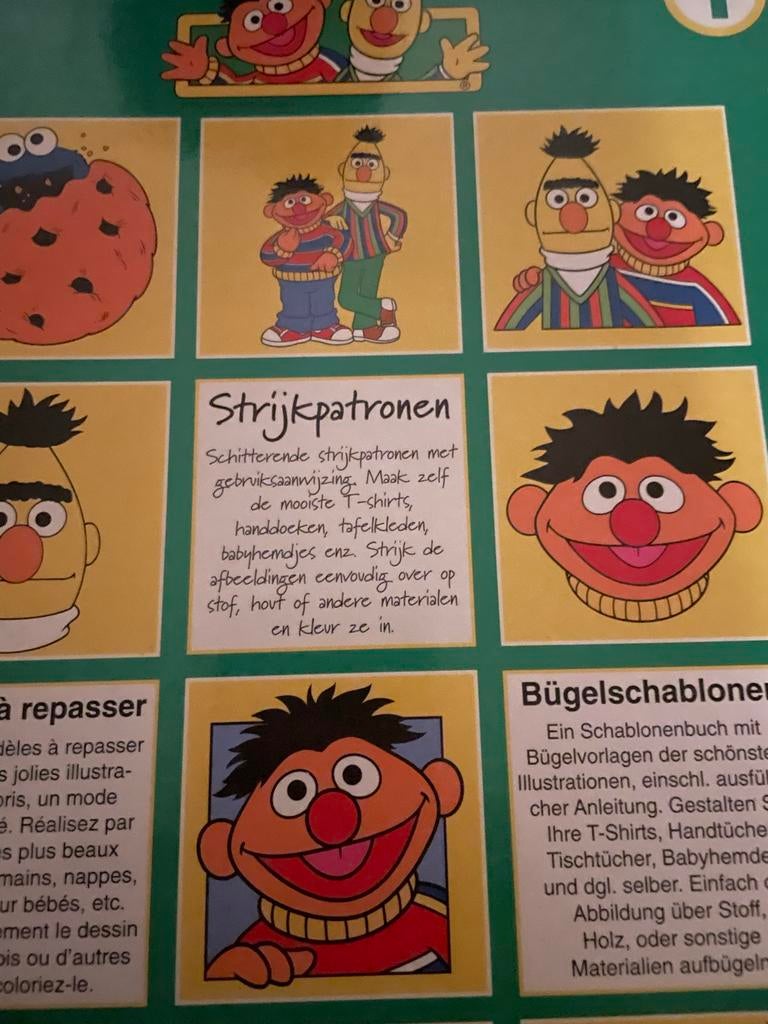 Strijkpatronen Boek: Sesamstraat & Flower Fairies, Ophalen of Verzenden, Gebruikt, Overige typen