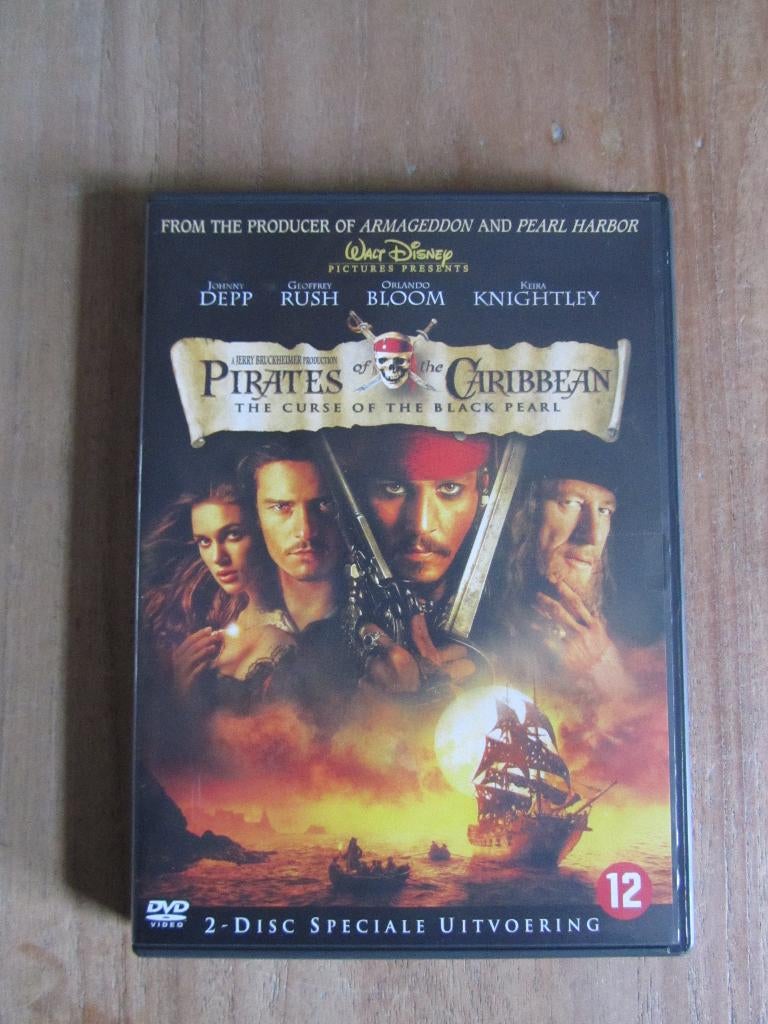 DVD Pirates of the Caribbean (deel 1 ), Vanaf 12 jaar, Ophalen of Verzenden, Zo goed als nieuw