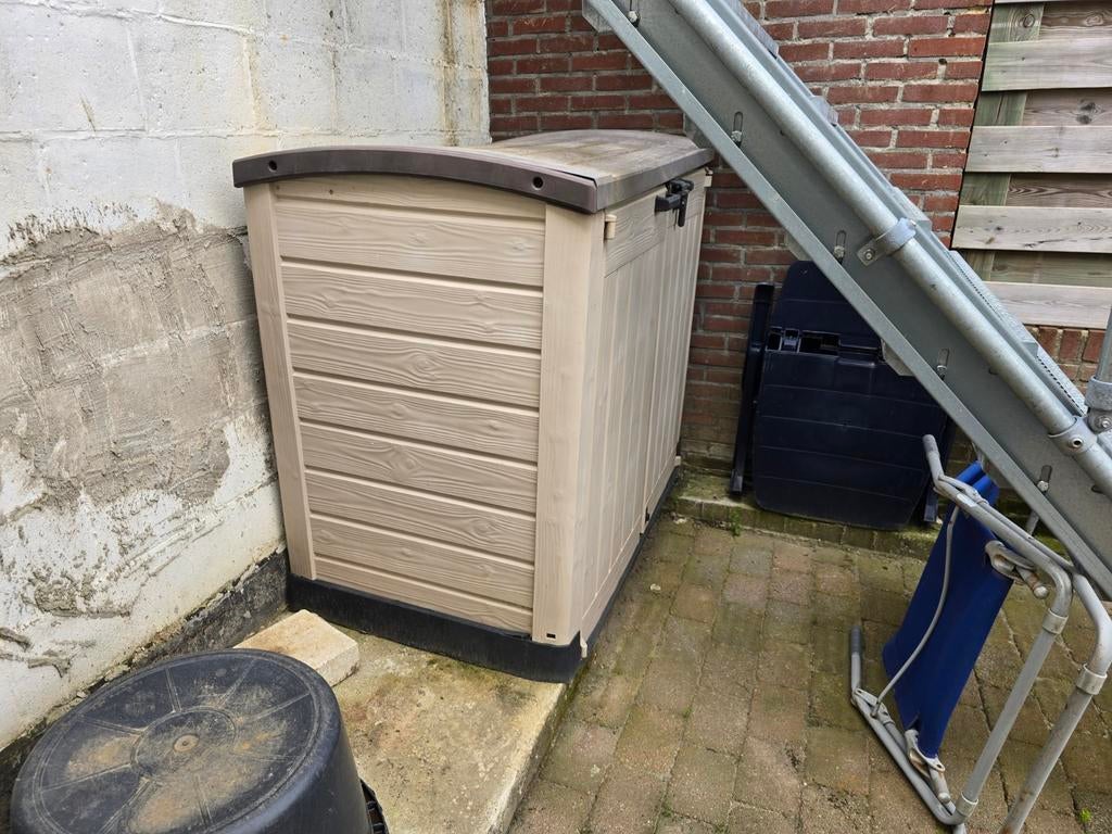 Keter store it out opbergbox 145x55x120cm, Tuin en Terras, Ophalen, Gebruikt, Kunststof, Overige typen