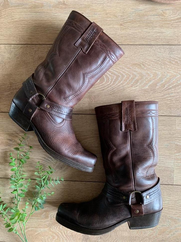 Kentucky’s Western bikerboots 44 western boots laarzen, Kleding | Heren, Schoenen, Zo goed als nieuw, Boots, Bruin, Ophalen of Verzenden