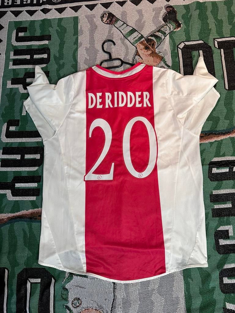 De Ridder Ajax voetbal shirt uit 2004/05, Maat L, Ophalen of Verzenden, Zo goed als nieuw, Shirt