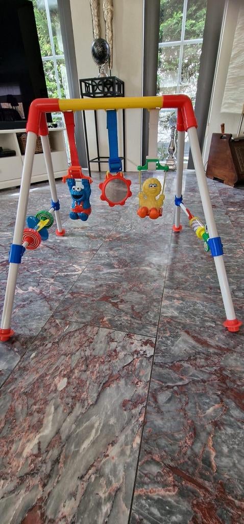 Sesamstraat babygym, Kinderen en Baby's, Speelgoed | Babyspeelgoed, Ophalen, Zo goed als nieuw, Babygym