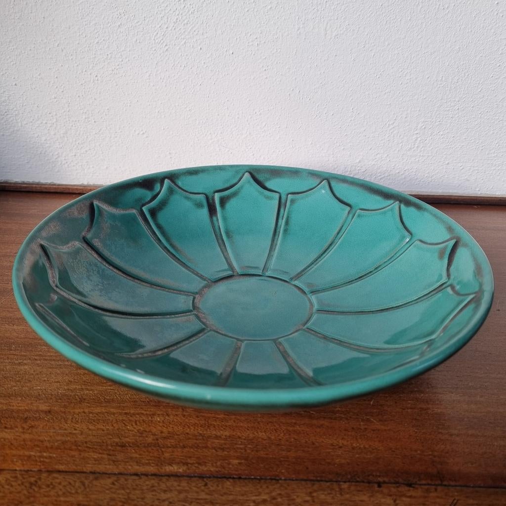 Prachtige schaal, Ekeby keramiek, Upsala, Zweden, 25 cm, Antiek en Kunst, Ophalen of Verzenden