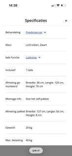 Mooi bureau van Jysk, zo goed als nieuw, Ophalen, Zo goed als nieuw, Bureau