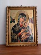 Icoon schilderij van van Maria met Jezus, Ophalen of Verzenden
