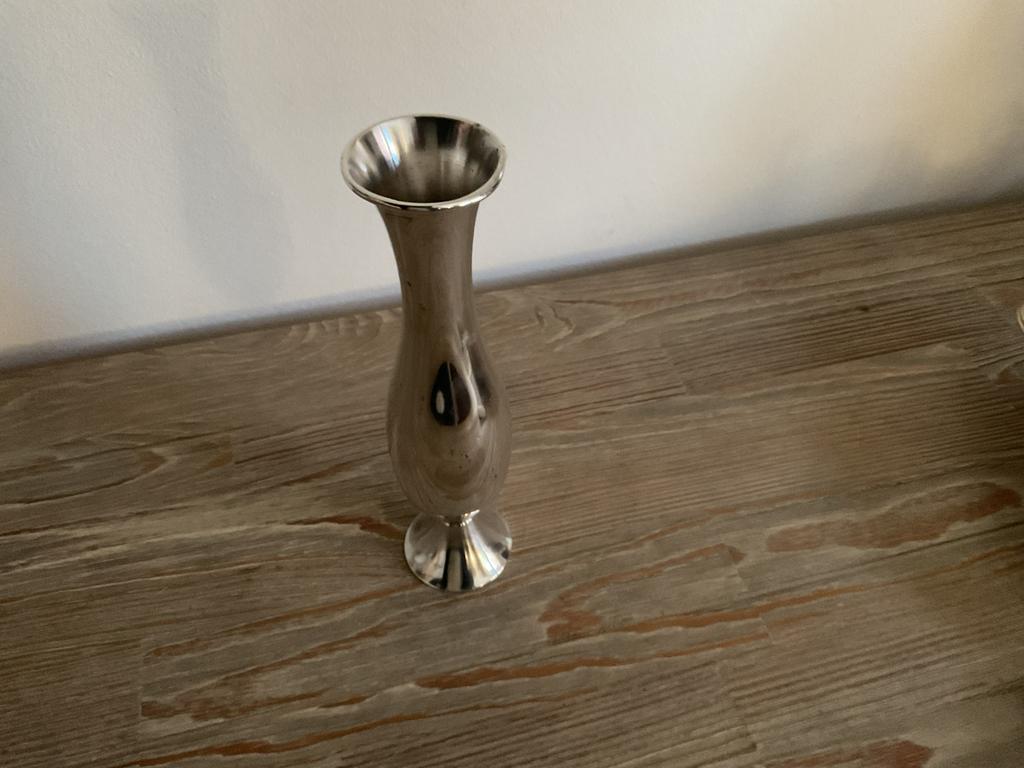 Vaasje verzilverd, Ophalen, Zilver