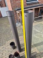 Kachelpijp en toebehoren 100mm en verloop naar 130mm, 30 tot 80 cm, Gebruikt, Overige typen, Ophalen of Verzenden
