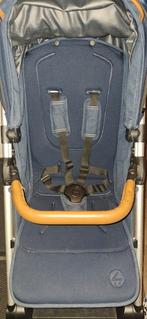 Mutsy Nexo buggy donkerblauw/bruin, Ophalen, Zo goed als nieuw, Overige merken, Verstelbare rugleuning