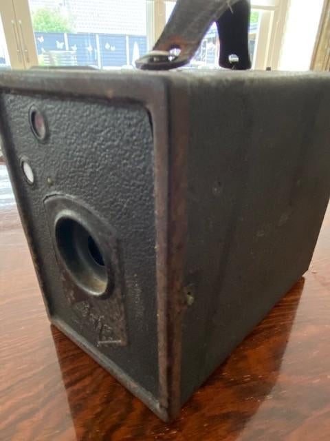 Vintage AGFA fotobox foto toestel plus diverse boekjes., Ophalen of Verzenden, 1940 tot 1960, Fototoestel