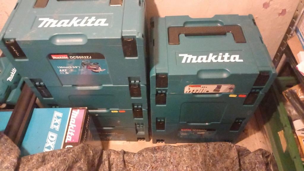 Lege makita kisten 15 perstuk, Ophalen of Verzenden, Gebruikt