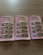 3x nieuwe set zilver glitter Zenner haarspeldjes, Ophalen of Verzenden, Nieuw, Haarspeld