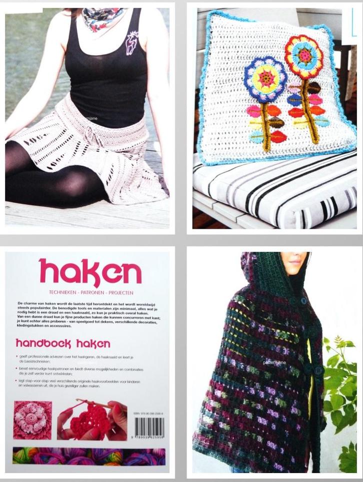 HAKEN Mooie patronen - projecten door: jaroslava drovcova, Hobby en Vrije tijd, Breien en Haken, Zo goed als nieuw, Breien of Haken