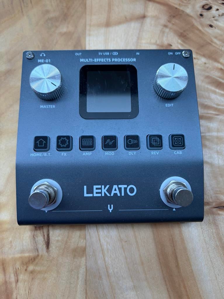 Lekato ME-01 multi effect processor, Ophalen of Verzenden, Zo goed als nieuw, Multi-effect