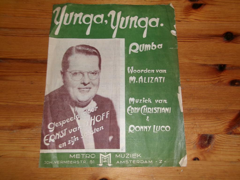 Yunga, Yunga - Eddy Christiani / Ronny Luco, Gebruikt, Gitaar, Ophalen of Verzenden, Artiest of Componist