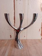 Georg Jensen Cobra Kandelaar - Spiegel gepolijst RVS, Huis en Inrichting, Woonaccessoires | Kandelaars en Kaarsen, 25 tot 50 cm