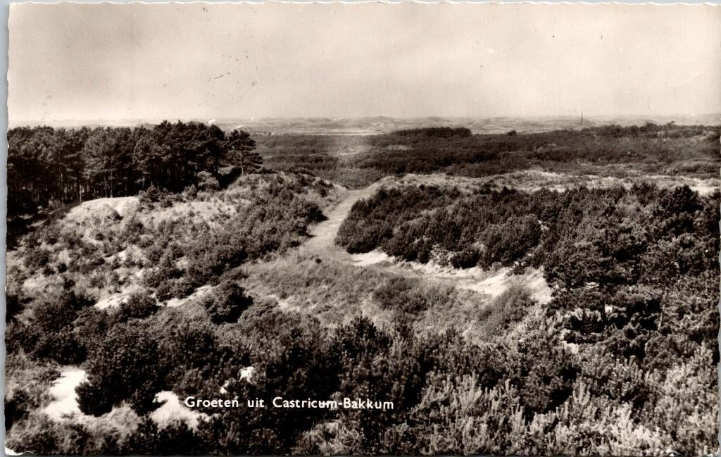 Groeten uit Castricum - Bakkum (1961), Verzenden, 1960 tot 1980, Gelopen, Noord-Holland