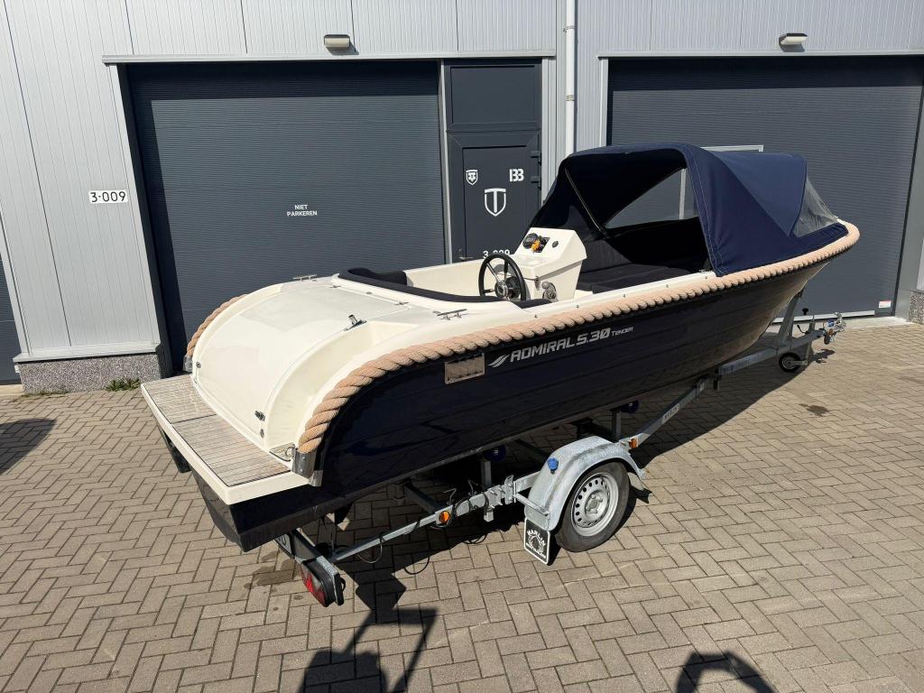 Nette Admiral 530 Tender Sloep 2019 incl. Suzuki 15PK 4-takt, Watersport en Boten, Sloepen, 10 tot 30 pk, Gebruikt, Wfwatersport@botenverhuurhoorn.nl