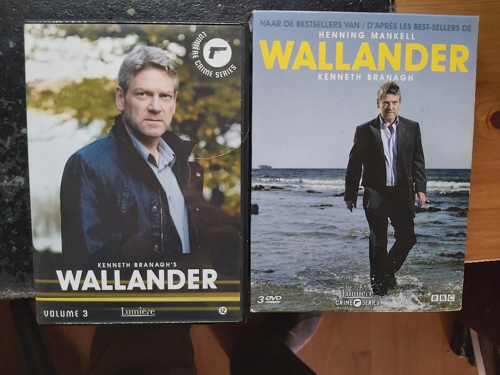 wallander  2  x    kenneth branagh, Cd's en Dvd's, Dvd's | Tv en Series, Vanaf 9 jaar, Ophalen of Verzenden, Zo goed als nieuw