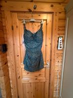 Badpak met jurk groen zwart stipje Beachwave 56, Ophalen of Verzenden, Zo goed als nieuw, Groen, Badpak