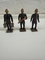 3 •tinnen Brandweerfiguren rond 1920–1950, Antiek en Kunst, Ophalen of Verzenden