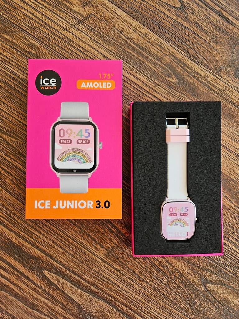 Ice Watch Junior 3.0 Smartwatch - Roze/Wit, Ophalen of Verzenden, Nieuw, Roze, Meisje