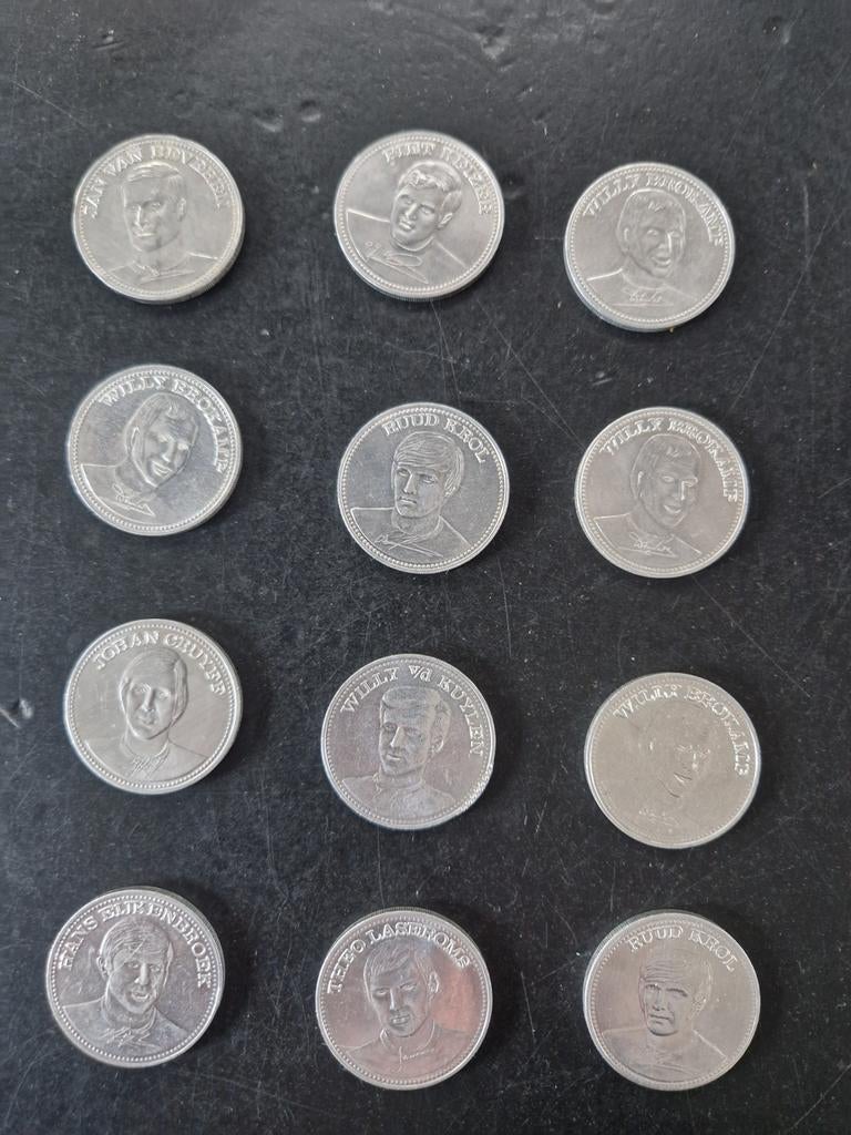 Shell voetbal top 20 1970 munten, Verzamelen, Ophalen of Verzenden, Overige typen