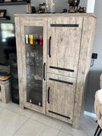 Vitrinekast met deuren en planken, Ophalen, Gebruikt, 50 tot 100 cm, 150 tot 200 cm