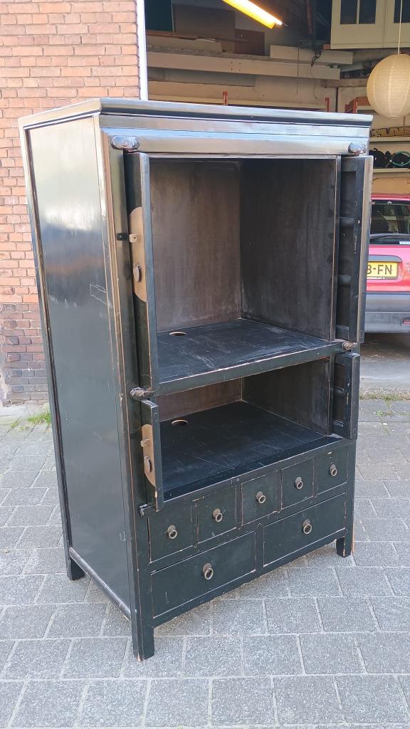 chinese kast, Ophalen, Overige materialen, 100 tot 150 cm, Zo goed als nieuw