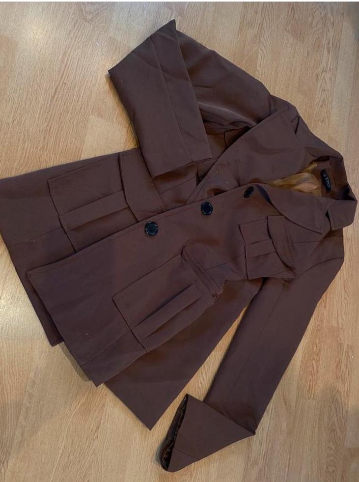 Leuke bruine nette jas colbert maat L, Kleding | Heren, Kostuums en Colberts, Verzenden, Zo goed als nieuw, Maat 52/54 (L), Bruin