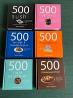 Verzameling van 6 kookboeken uit de 500 serie, Boeken, Ophalen of Verzenden, Zo goed als nieuw, Diverse Auteurs, Overige gebieden