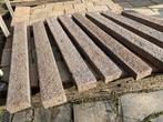 natuursteen bielzen/balken, graniet, 6x lang=2m; 6x kort=1m, Tuin en Terras, Ophalen, Zo goed als nieuw, Natuursteen, Overige typen