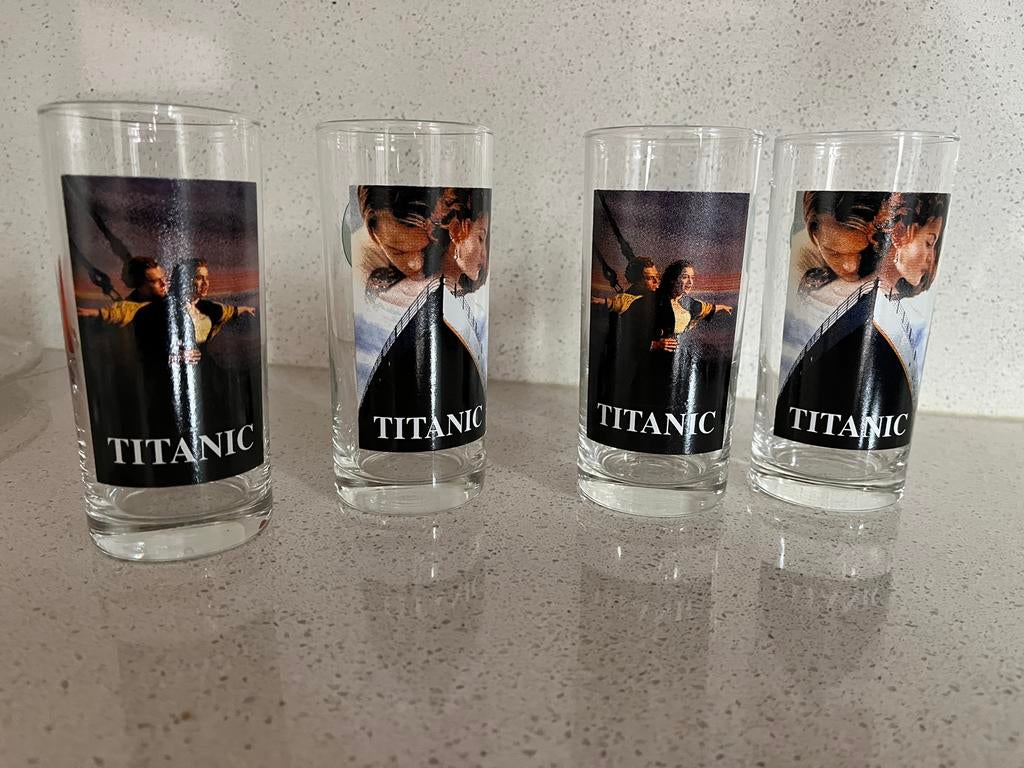 Vintage 7Up longdrinkglazen, Antiek en Kunst, Ophalen of Verzenden