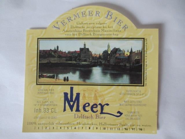 bieretiket Nederland 11-4 (E11) maximiliaan, Ophalen of Verzenden, Nieuw, Overige typen, Overige merken