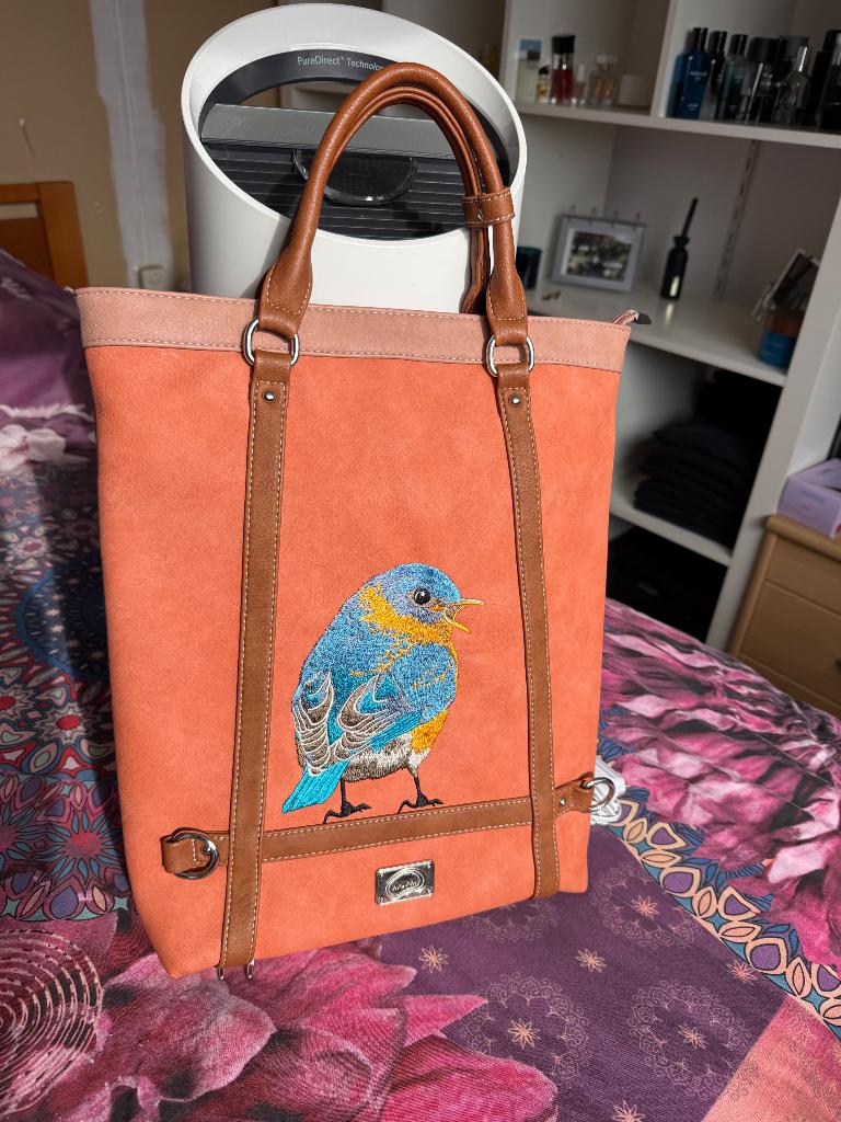 Hi-Di-Hi tas, Sieraden, Tassen en Uiterlijk, Tassen | Damestassen, Ophalen of Verzenden, Zo goed als nieuw, Oranje, Handtas