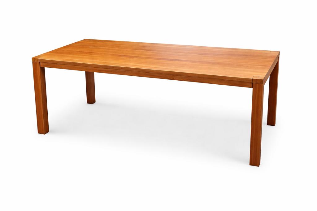 Kersenhouten eettafel 200 x 90 - Zo goed als nieuw, ., 200 cm of meer, 50 tot 100 cm, Zo goed als nieuw