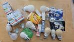 Verzameling gloei-, halogeen- en spaarlampen, 30 tot 60 watt, Overige typen, Nieuw, Overige fittingen