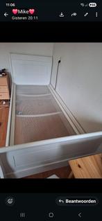 Wit ledikant 90 x 200, Huis en Inrichting, Ophalen, 90 cm, Eenpersoons, Wit