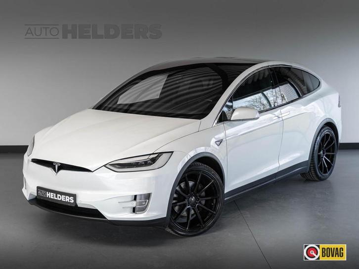 Tesla Model X 100D Wit Pano 22' ACC Carplay, Auto's, Tesla, Bedrijf, Te koop, Model X, 360° camera, 4x4, ABS, Achteruitrijcamera